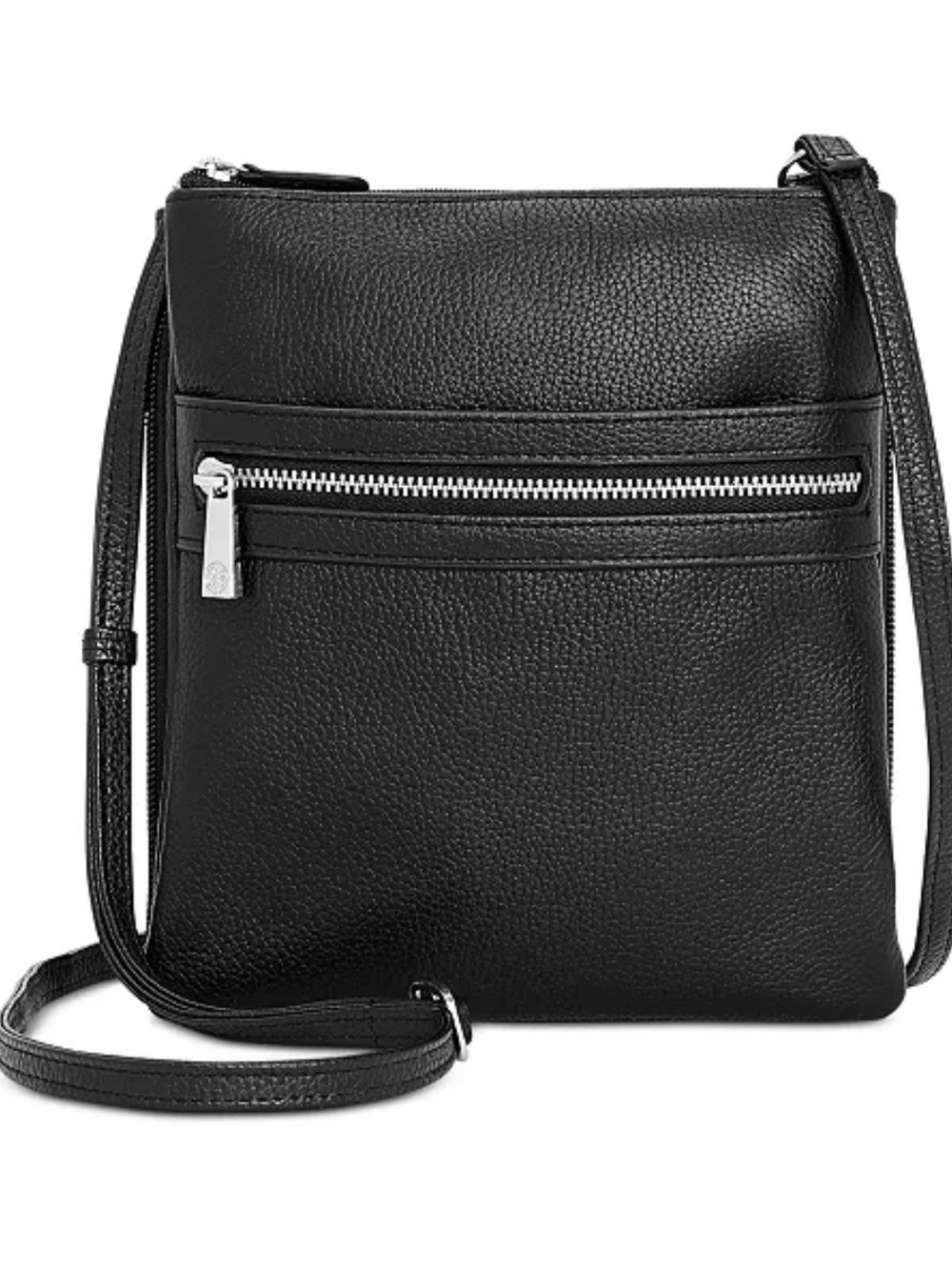 Giani Bernini
Triple-Zip Pebble Leather Dasher Crossbody